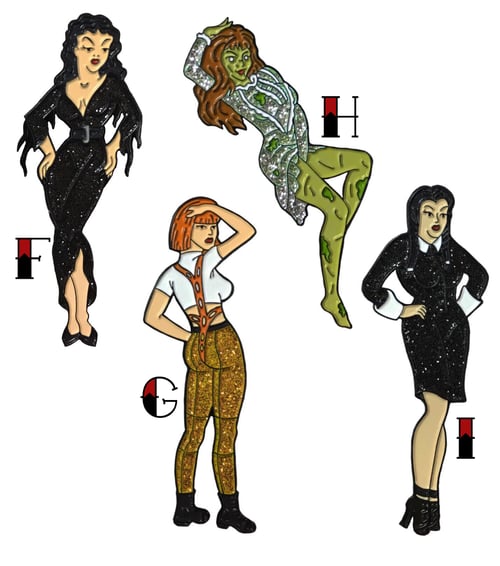 Image of Ghoulish Gals - Lapel Pin 