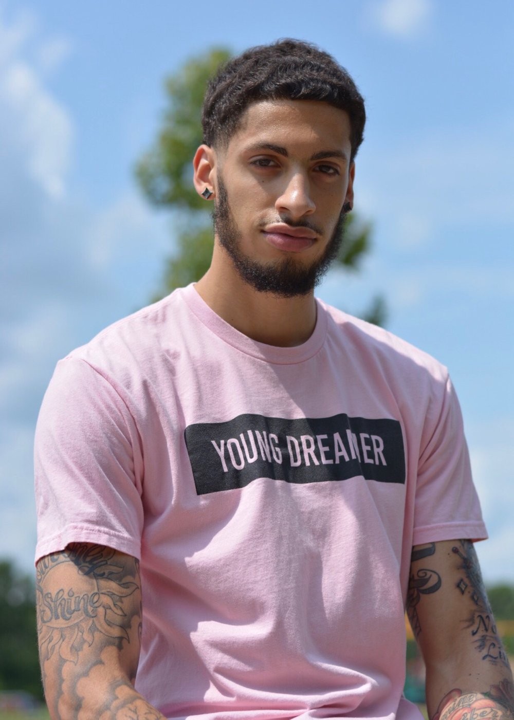 Young Dreamer T-Shirt (Pink/Black)