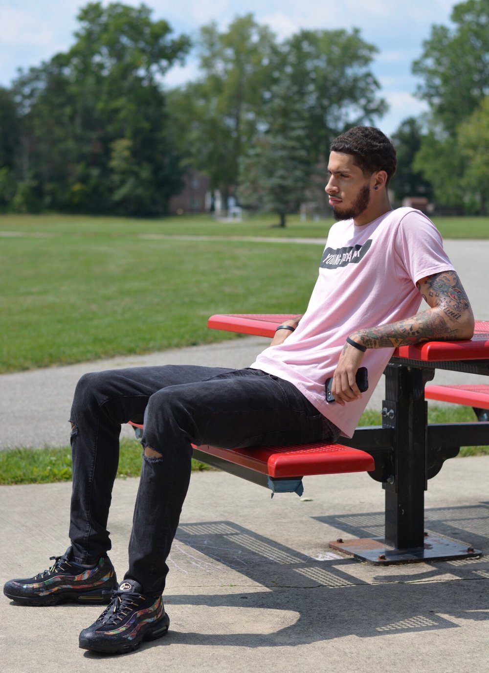 Young Dreamer T-Shirt (Pink/Black)