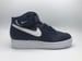 Image of NIKE AIR FORCE 1 MID “MIDNIGHT NAVY/WHITE”
