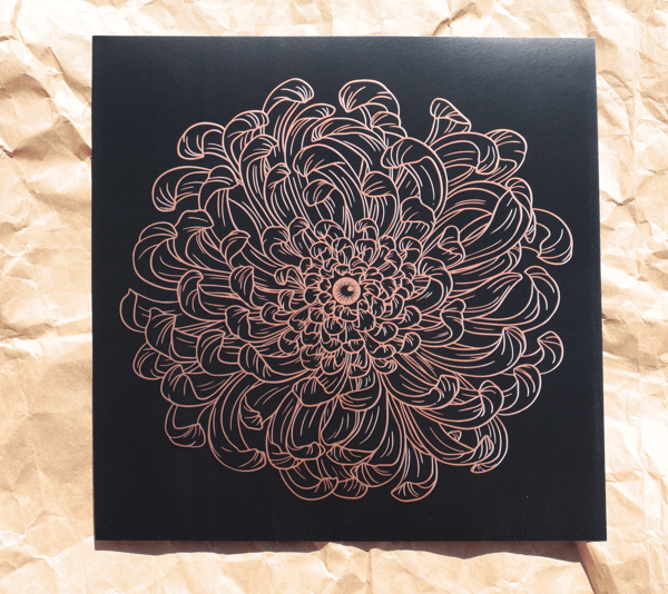 Image of Chrysanthemum Foil Print