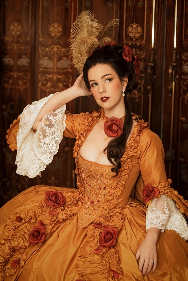 Image of Major Sam as 18th Century Belle 2