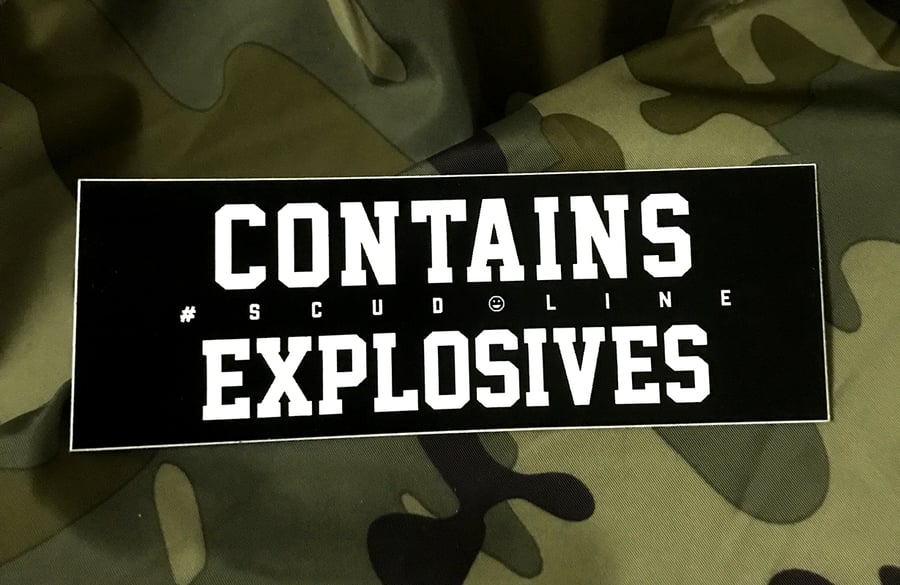 Image of Contains Explosives Sticker
