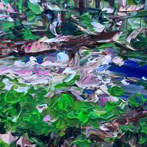 Image of Evergreen - 38x38cm FRAMED