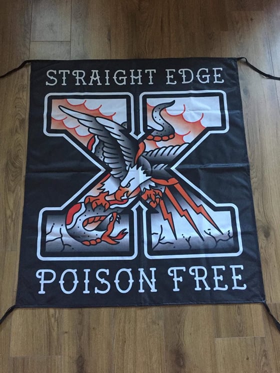 Image of Straight Edge flag banner