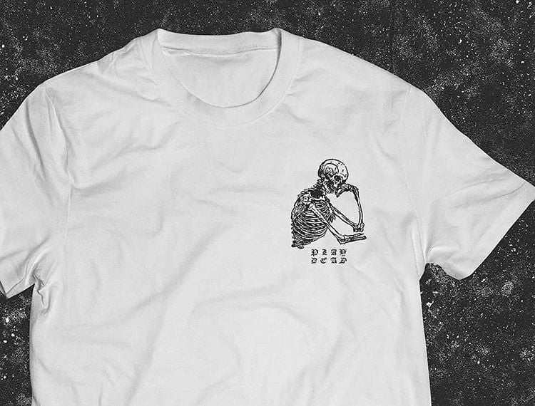 Image of PLAY DEAD SKELETON T-SHIRT