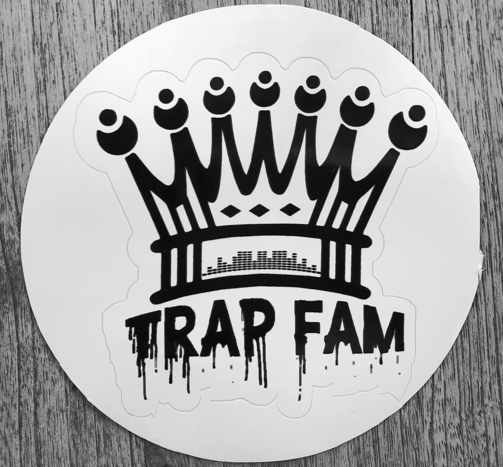 Image of TrapFam Drip Sticker- White