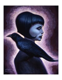 "Crow Girl" Limited Edition Paper Print