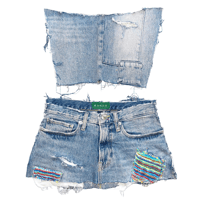 Terry Denim Set