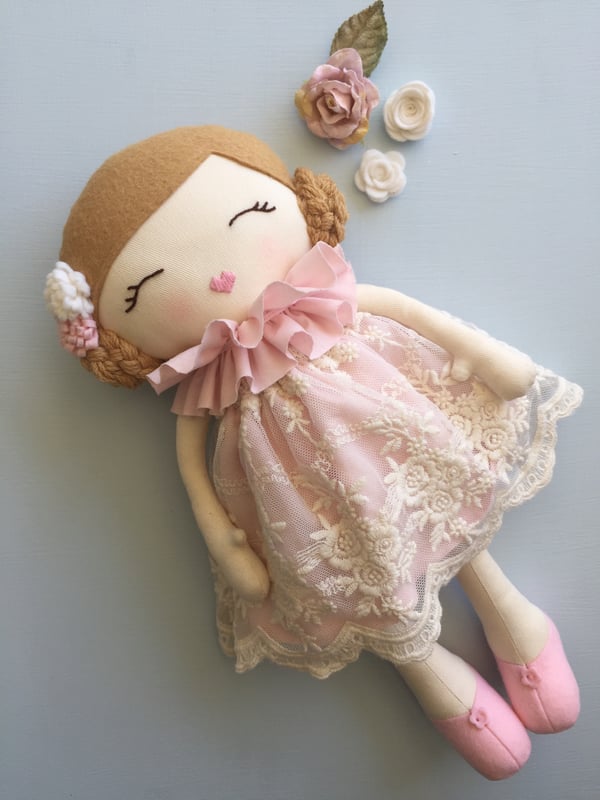 Image of Eloise handmade doll. Limited edition only 1 left