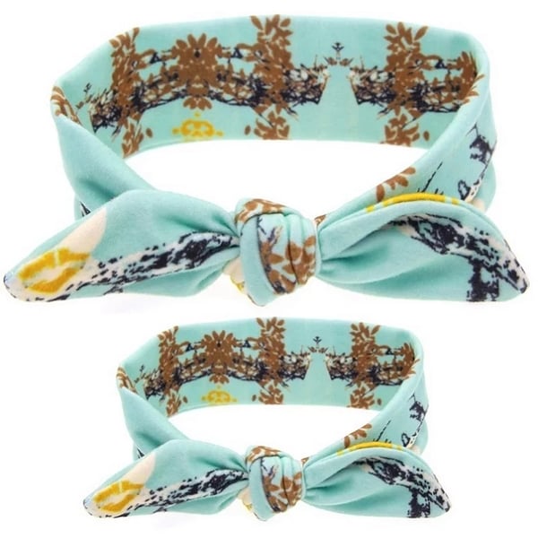 Image of ROCK BOTTOM BLOWOUT SALE Woodland Mommy and Me Bowknot Set