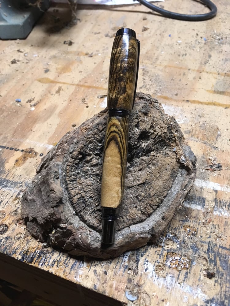 Image of Curly Bocote Lidded Pen