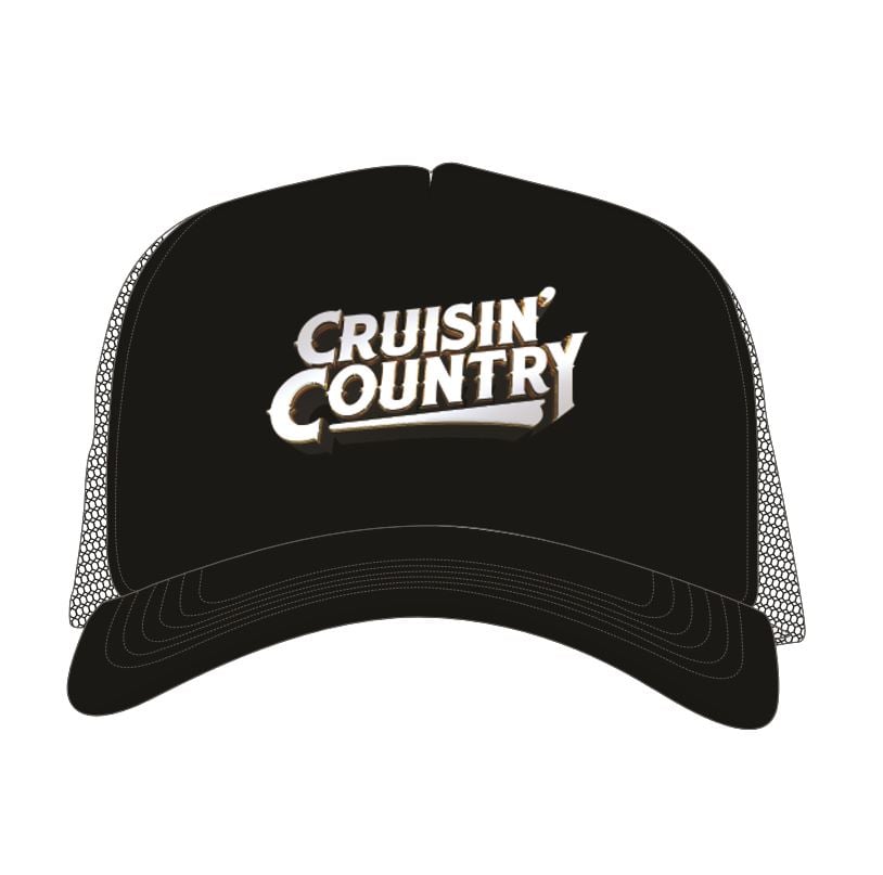 Image of Cruisin' Country Trucker Cap - Black