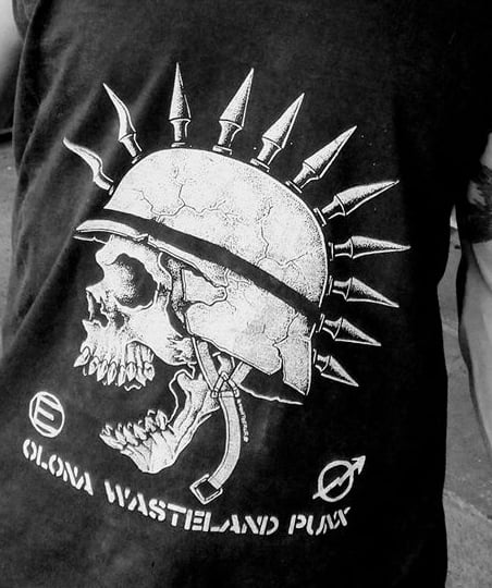 Image of T-shirt Olona Wasteland Punx Logo