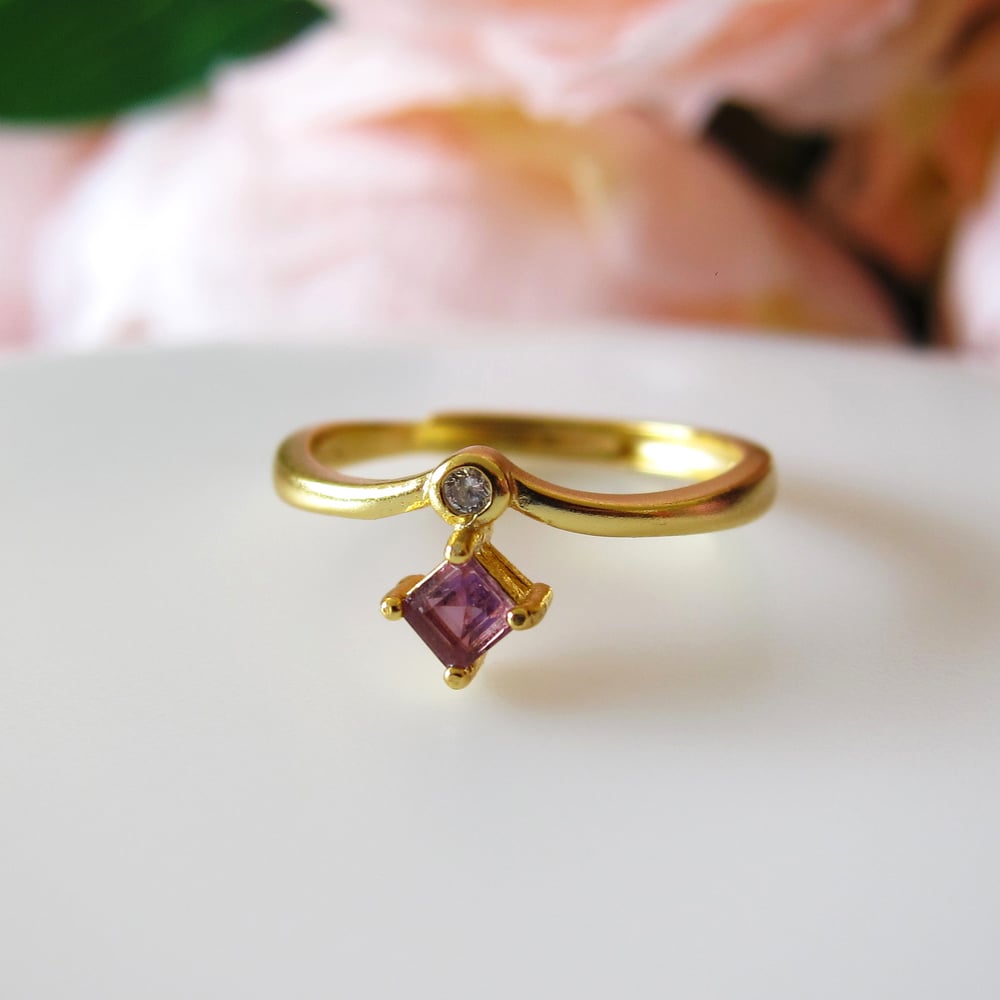 Image of Amethyst Incantation ring