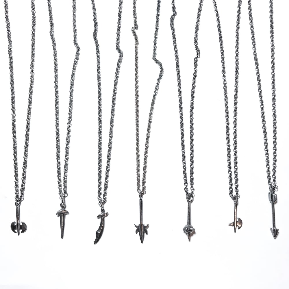 Armory charm necklace or bracelet in sterling silver or gold | Arcana ...