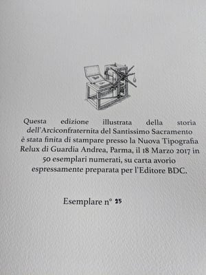 Image of BDC 9 - La Storia dell'arciconfraternita del Santissimo Sacramento