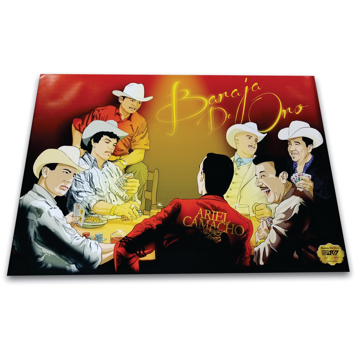 24x36inch Baraja De Oro Prints By Artist Junior Sanchez At Jrseven Jrseven