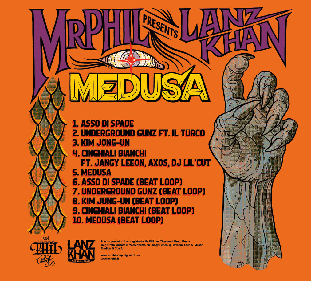 Image of CD // MR.PHIL & LANZ KHAN - MEDUSA EP