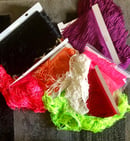 Image of Distressed Tassel Ankle Jeans