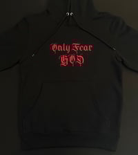 Image 2 of "Only Fear GOD" Embroidered Hoodies