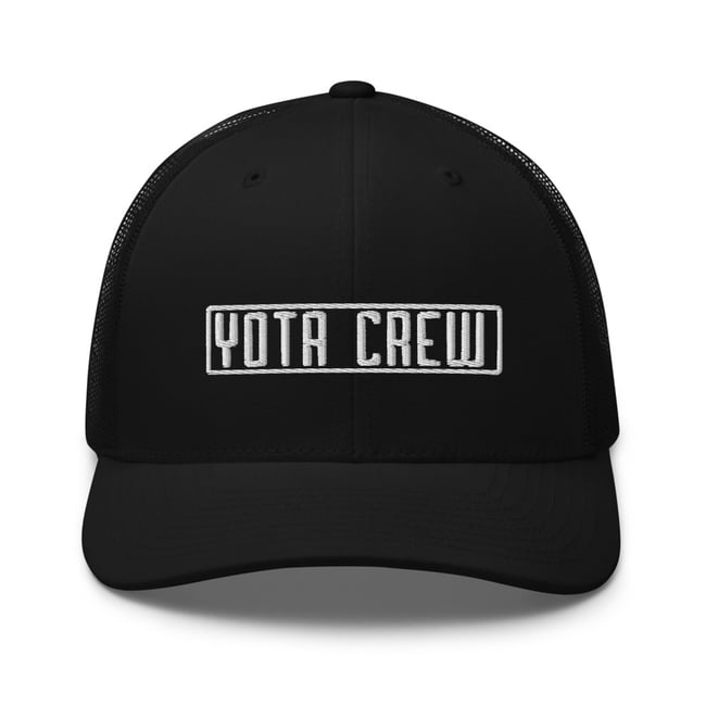 Yota Crew TXT Logo Trucker Cap
