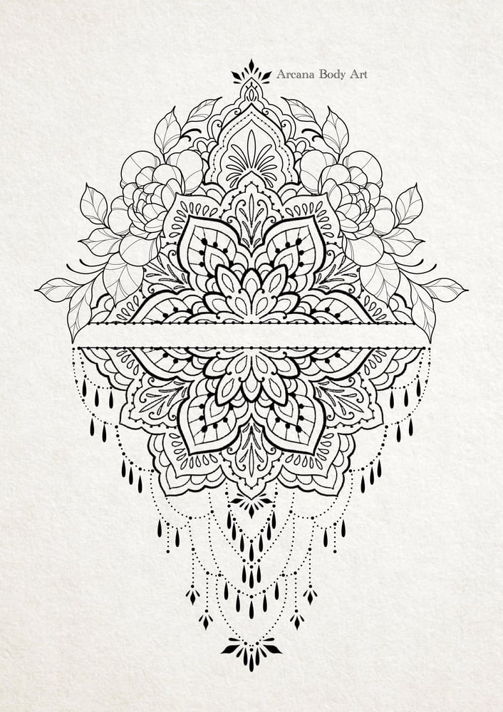 Image of Mandala Pivoine Bijoux