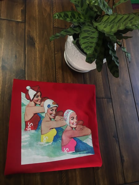 Image of Red Supreme Swimmers Tee XL