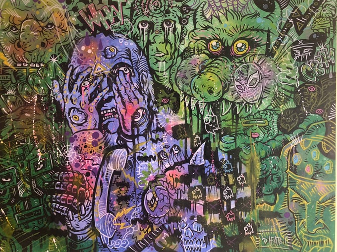 Image of Ghostfreehood Original Painting