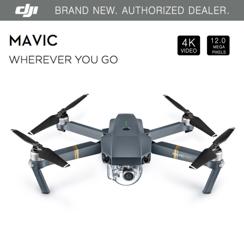 Image of DJI Mavic Pro Folding Drone - 4K Stabilized Camera, GPS