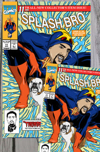 Image of Splash Bro art print combo
