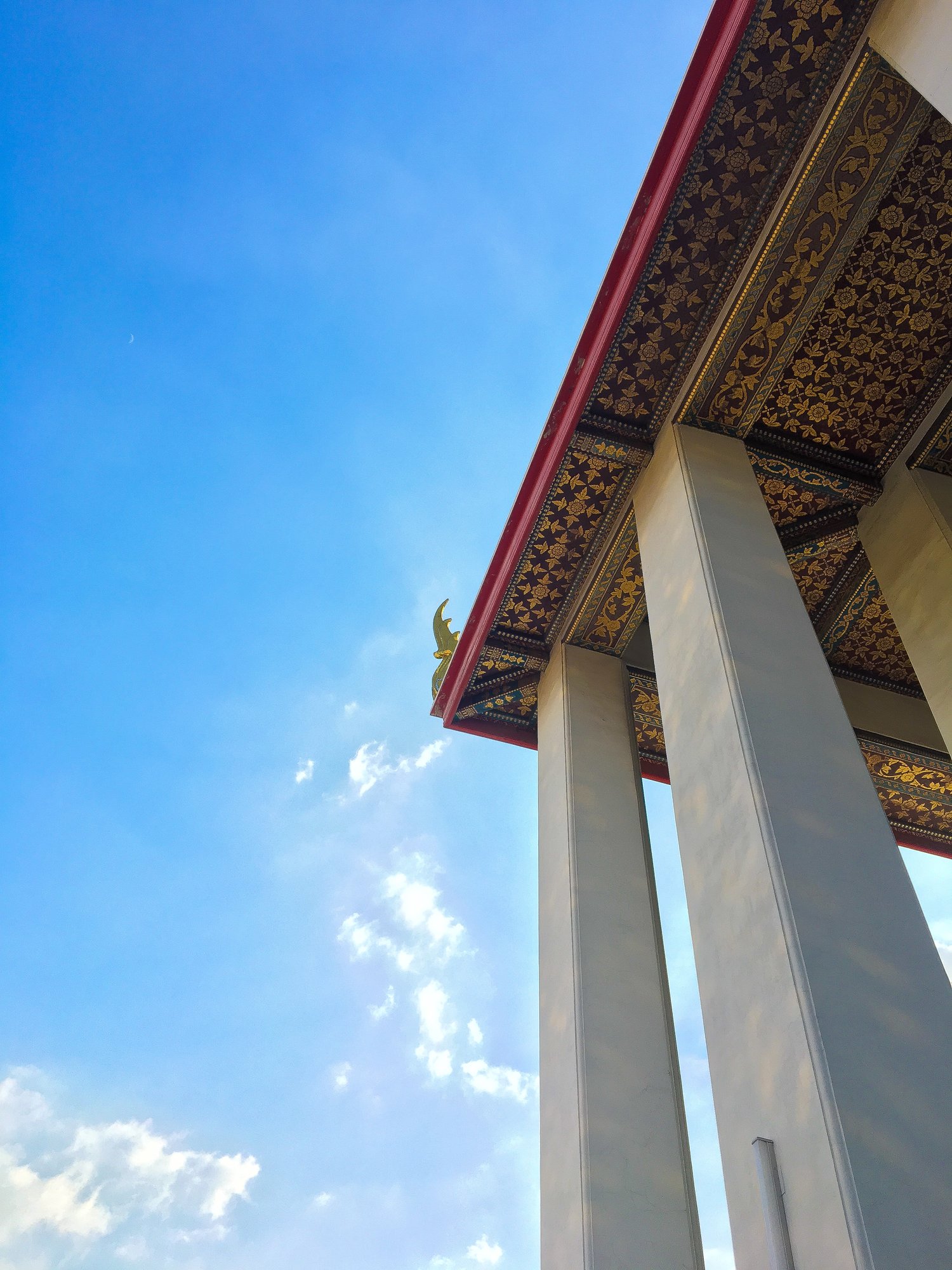 Image of Temple Angle from The King's Palace in Bangkok