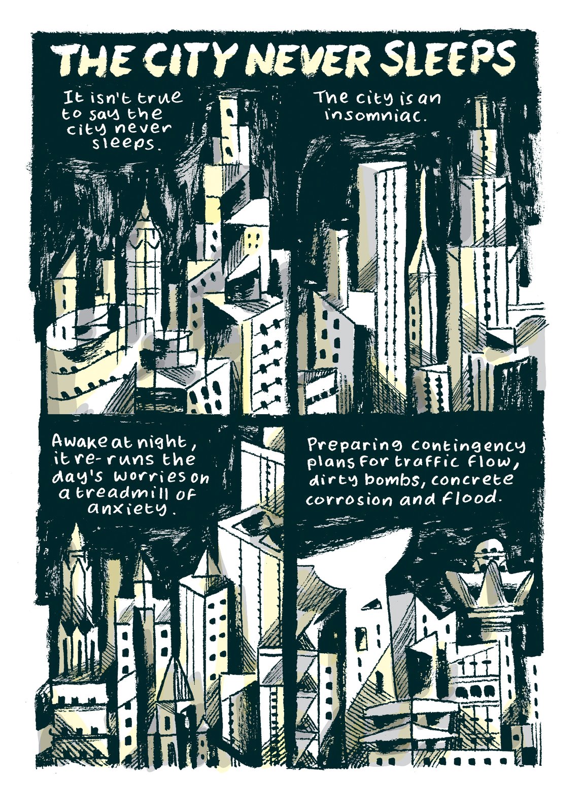 The City Never Sleeps Mini Comic | Andi Watson