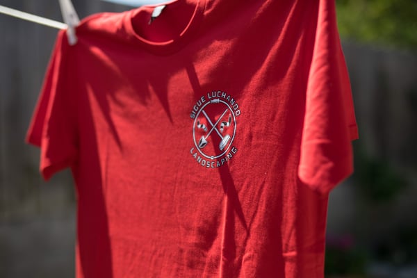 Image of “Keep Your Grass Cut” Red Tee