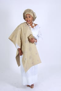 Image 1 of Aso Oke and Lace mix