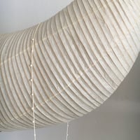 Sautoir gouttes écru