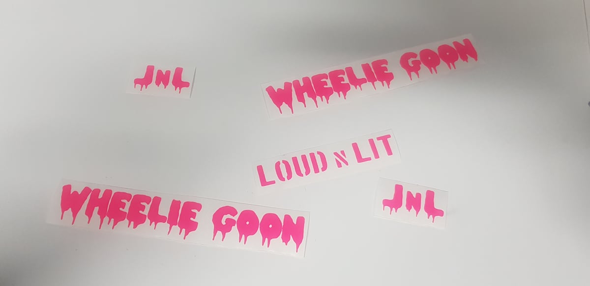 Image of Wheelie Goon Sticker Pack 