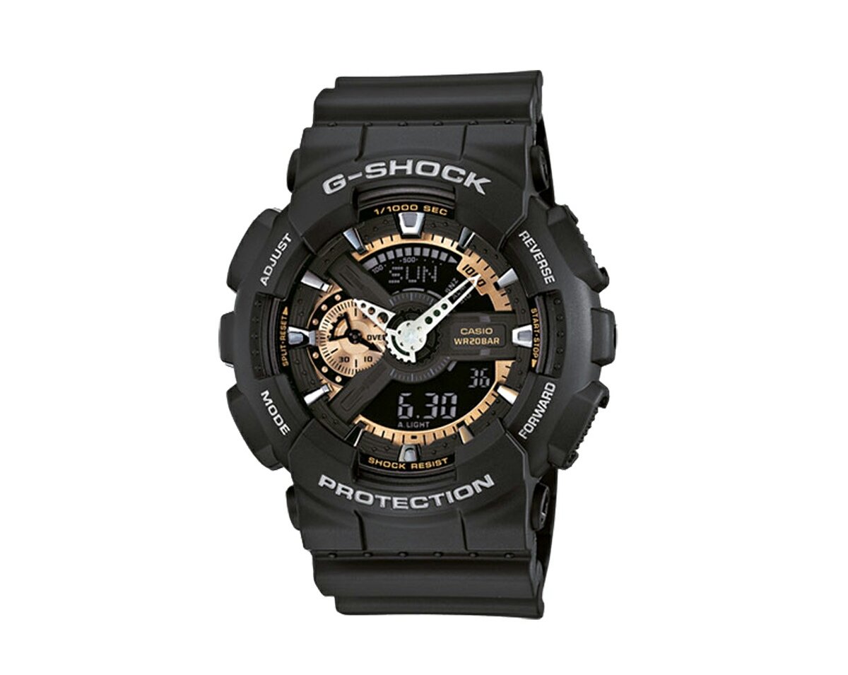 Image of CASIO G-SHOCK GA-100-1AER BLACK/BRONZE