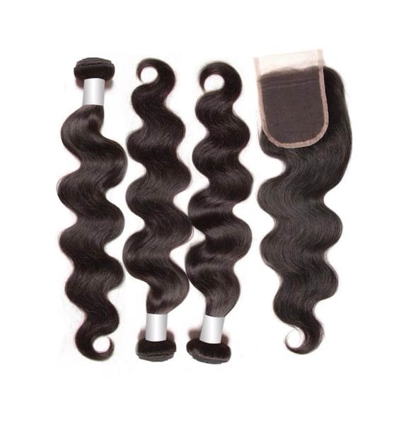 Image of Brazilian Body Wave (Free Lace Closure) BUNDLE DEAL