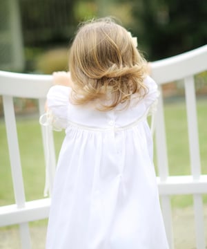 Image of The ‘Victoria’ Rounded Yoke Heirloom Dress
