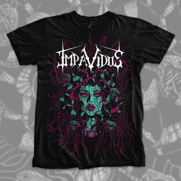 Image of Medusa Colour Print T-Shirt