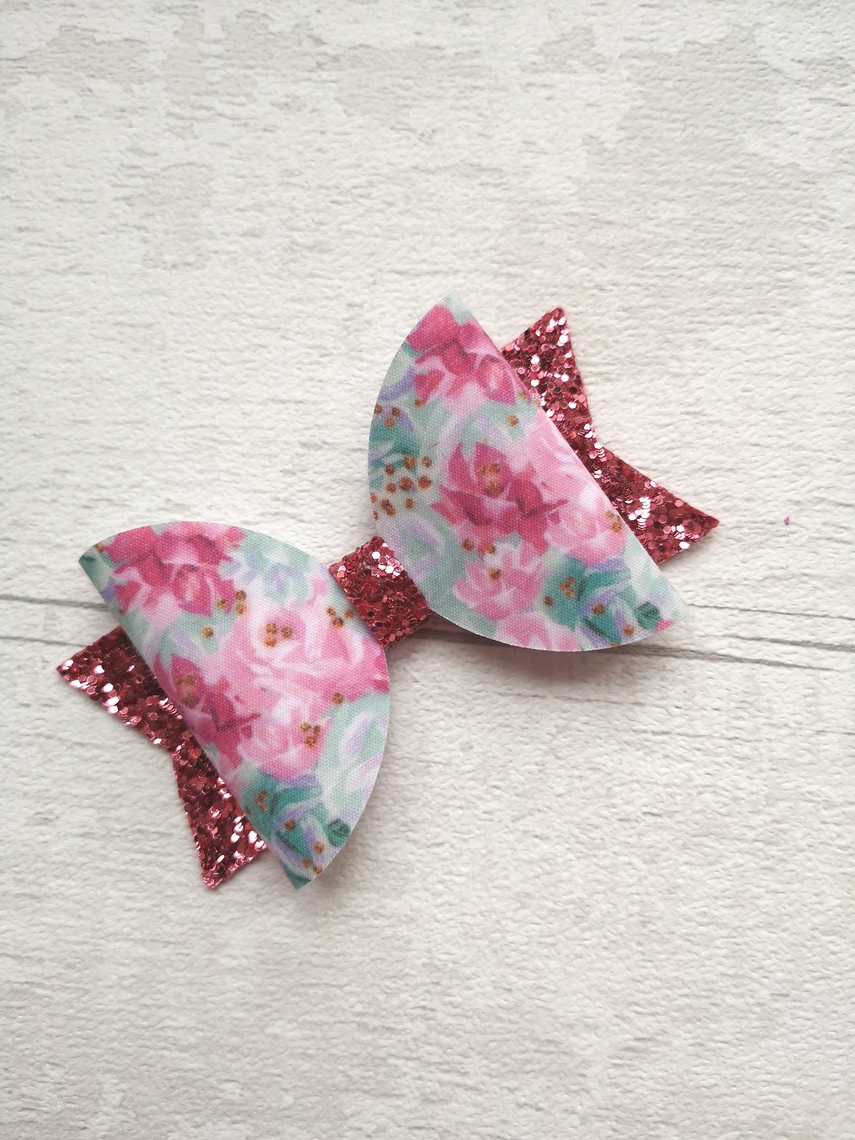 Image of Pink Floral 3" Bow