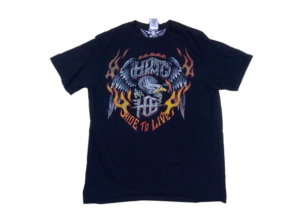 Image of Harley Davidson Ride To Live T Shirt - Size Large
