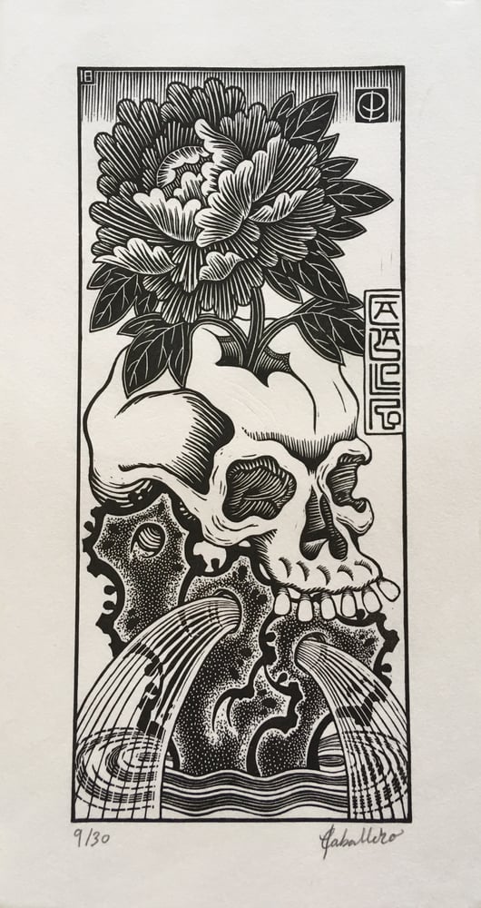 Image of Flowering skull