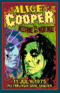 ALICE COOPER  "Welcome to My Nightmare" Tour 1975