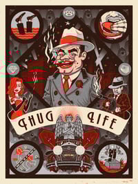 Thug Life Poster // Loaded 2 Guns Exhibition (Regular & Foil)