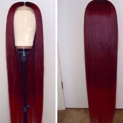 Image of Burgandy wig