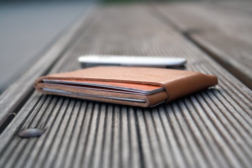 Image of Spruce Goose — "Natural Veg Tan" Italian Cowhide Leather Wallet