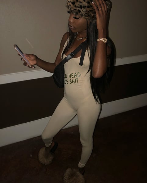 Image of “Bald Head Hoe Shit” Bodysuit 