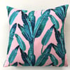 Blush in the Jungle cushion cover